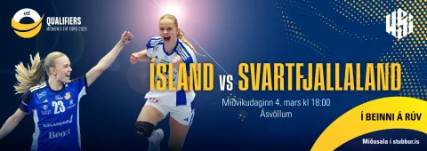 Ísland - Svartfjallaland (4.3.2026)
