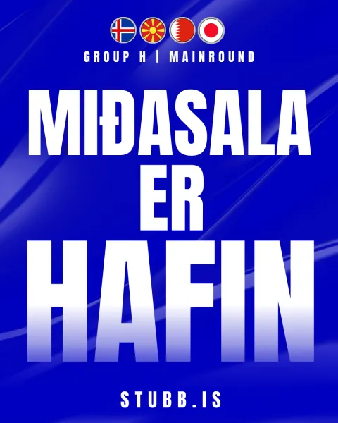 MIÐASALA ER HAFIN